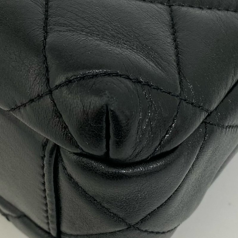 △ Chanel 香奈兒 Black Lambskin Gold Tone Metal Faux Pearl Chain Shoulder Bag AS4986 黑色小羊皮金色金屬仿珍珠鏈條肩背袋 AS4986 -257017886-12