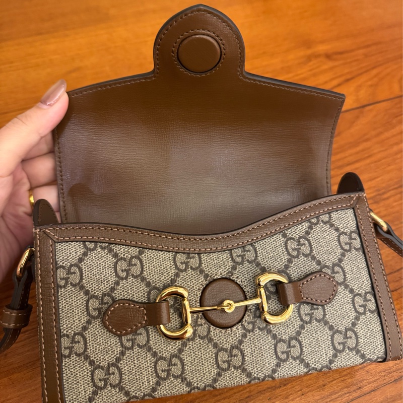 Gucci1955馬銜釦mini斜背包-10