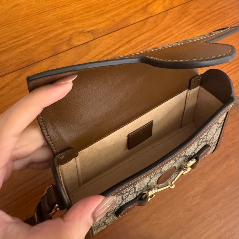 Gucci1955馬銜釦mini斜背包-16