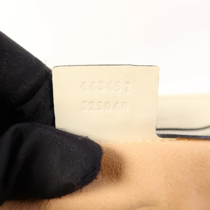 GUCCI 牛皮皮革GG Marmont Shoulder Bag銀扣鏈帶肩背袋-6