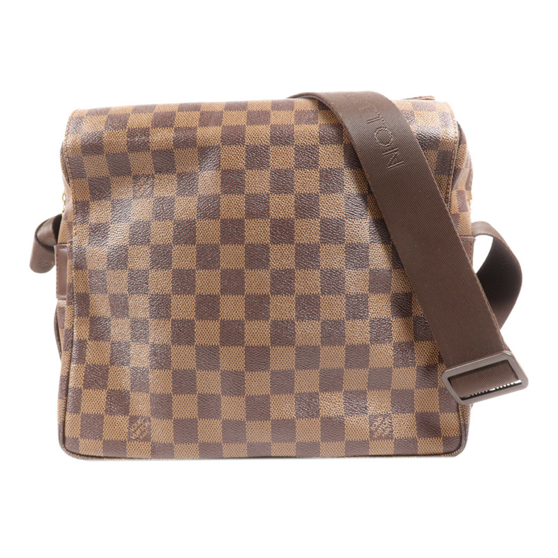 LOUIS VUITTON Damier Naviglio金扣肩背袋-0
