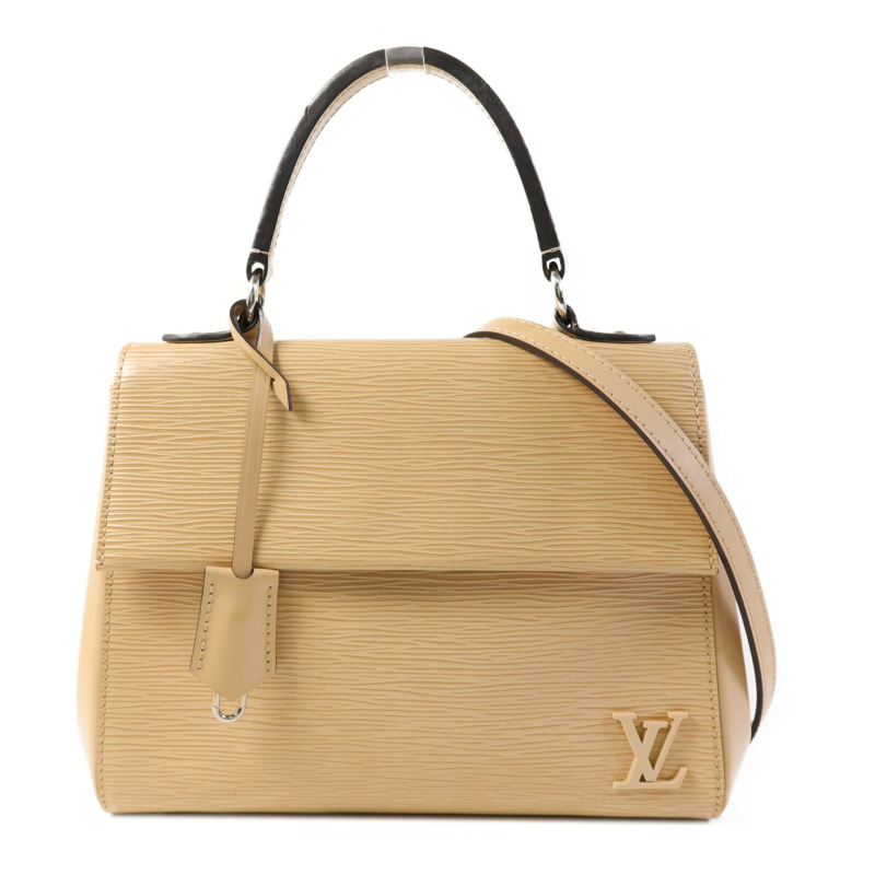 LOUIS VUITTON Epi Cluny BB銀扣手挽肩背兩用袋-0