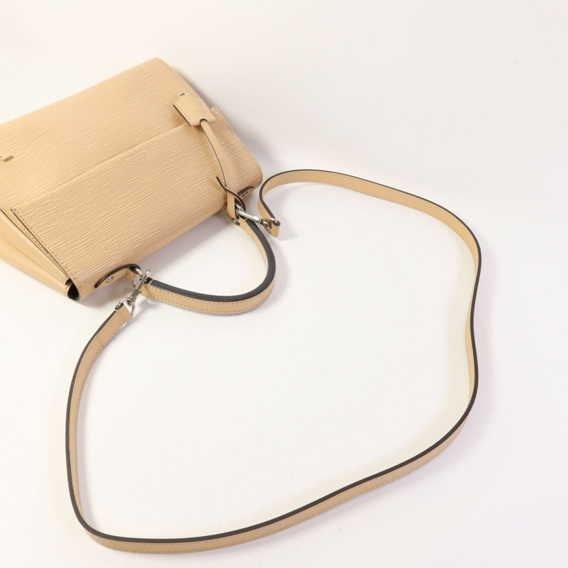 LOUIS VUITTON Epi Cluny BB銀扣手挽肩背兩用袋-7