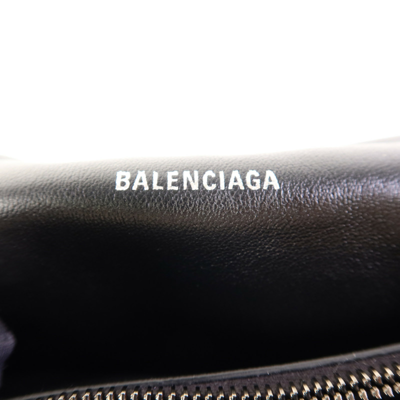 BALENCIAGA 牛皮皮革Crush Chain Bag Medium肩背袋-5
