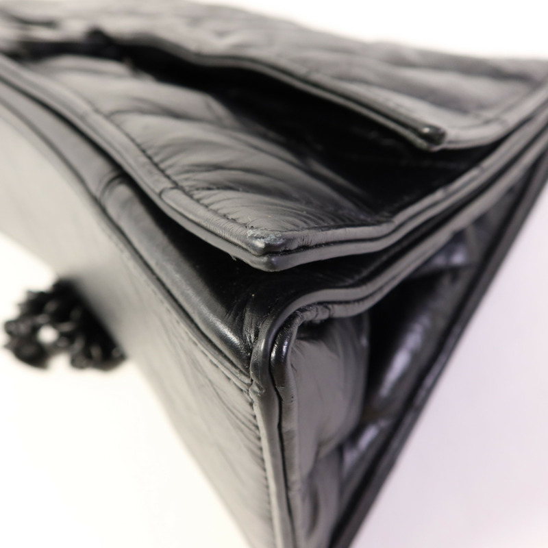 BALENCIAGA 牛皮皮革Crush Chain Bag Medium肩背袋-13
