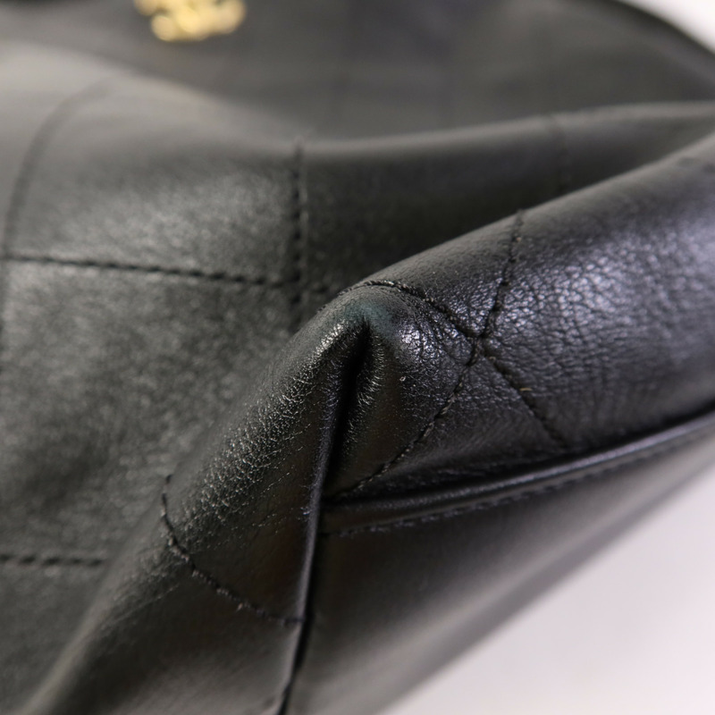 CHANEL 牛皮皮革2 Way Shoulder Bag金扣手挽肩背兩用袋-13