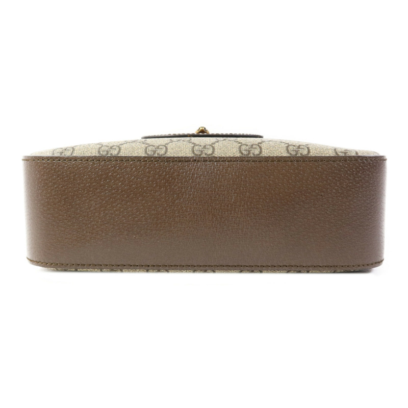 GUCCI 塗層帆布GG Supreme Messenger金扣肩背袋-3