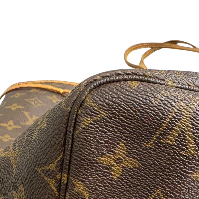 LOUIS VUITTON 路易威登 M40157 NEVERFULL GM 托特包 PVC帆布 老花 棕色 金釦-5