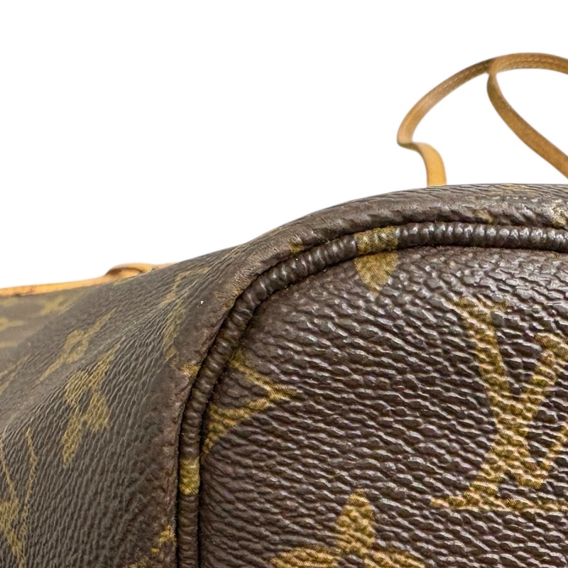LOUIS VUITTON 路易威登 M40157 NEVERFULL GM 托特包 PVC帆布 老花 棕色 金釦-7