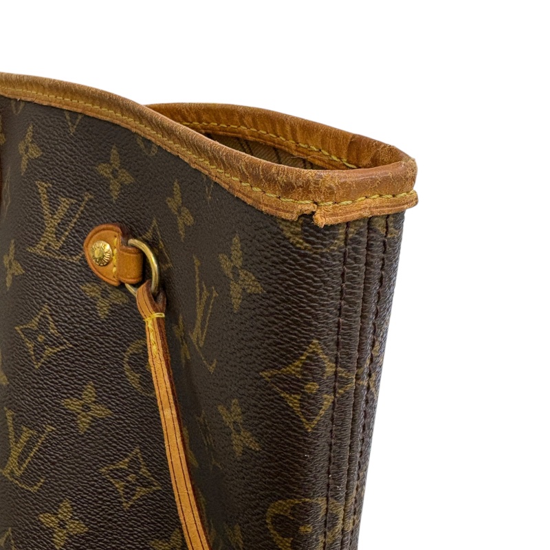LOUIS VUITTON 路易威登 M40157 NEVERFULL GM 托特包 PVC帆布 老花 棕色 金釦-12