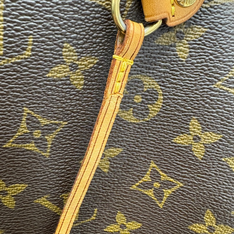 LOUIS VUITTON 路易威登 M40157 NEVERFULL GM 托特包 PVC帆布 老花 棕色 金釦-14
