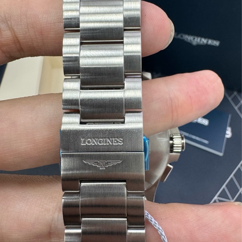 Longines 高精準石英錶 黑色 瑞士錶 VHP 征服者系列-7