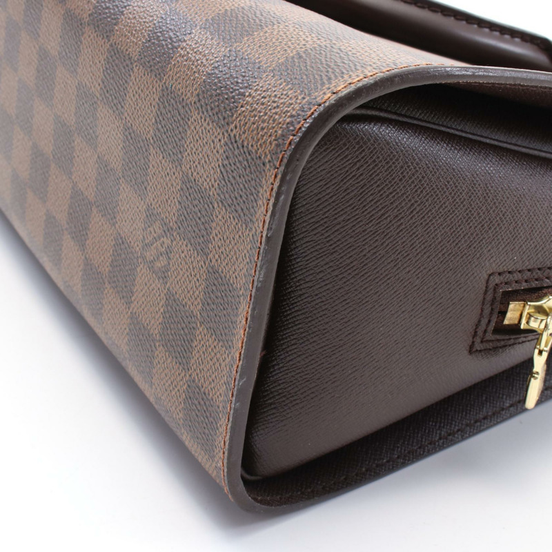 路易威登 Triana 手提包 N51155 Damier 皮革 棕色 Ebene 二手 LV-7