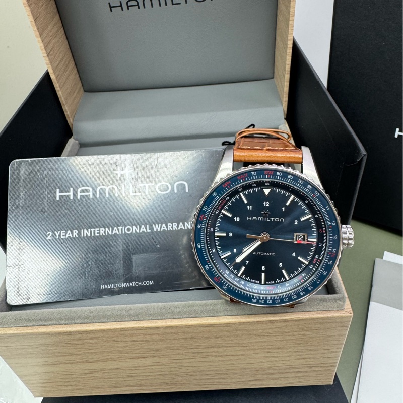 Hamilton 瑞士錶 空軍錶 飛行錶 機械錶 converter 卡其系列-1