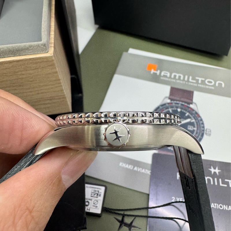 Hamilton 瑞士錶 空軍錶 飛行錶 機械錶 converter 卡其系列-2