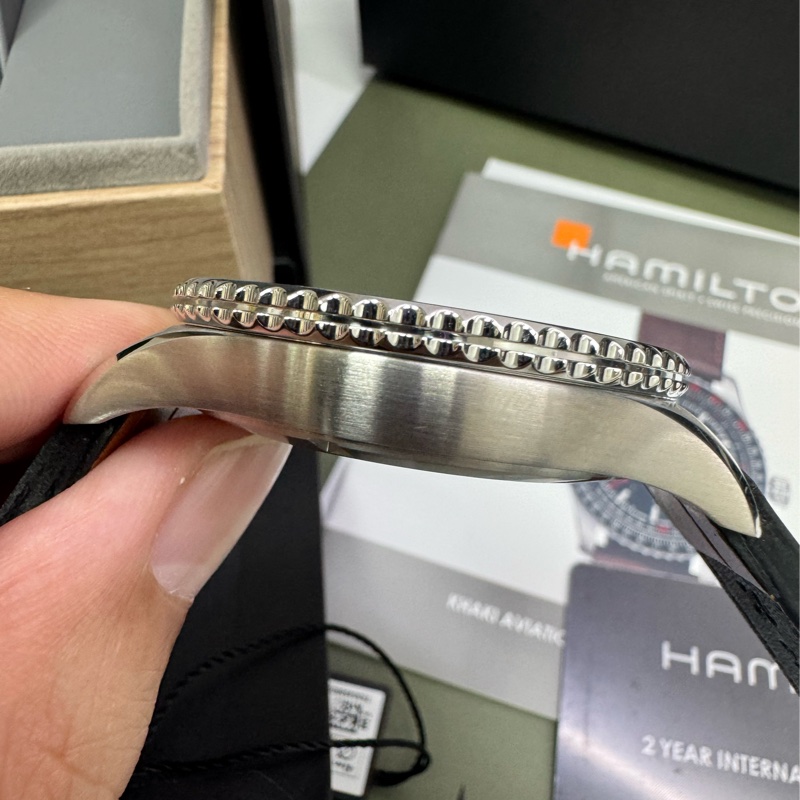 Hamilton 瑞士錶 空軍錶 飛行錶 機械錶 converter 卡其系列-3