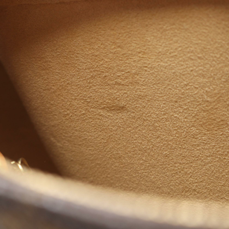 LOUIS VUITTON Looping MM 單肩包 M51146 Monogram 皮革 棕色 二手-8