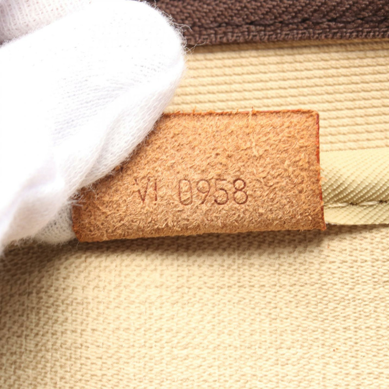 路易威登 Deauville Bowling Vanity 手提包 M47270 Monogram 棕色皮革-4