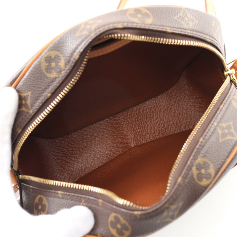 LOUIS VUITTON Blois 單肩斜背包 M51221 Monogram 皮革棕色二手-2