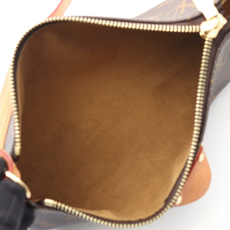 LOUIS VUITTON Pochette Tirette 肩背包 M12859 Monogram 帆布 棕色 二手 LV-2