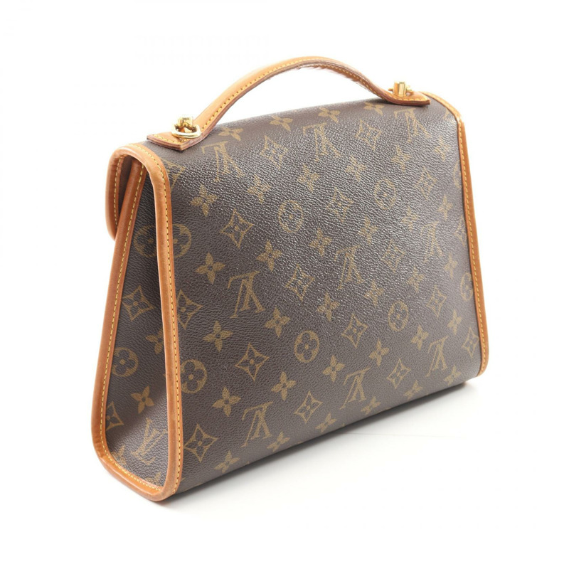 LOUIS VUITTON Bel Air 單肩包 手提包 M51122 Monogram 帆布 皮革 二手 女士-1