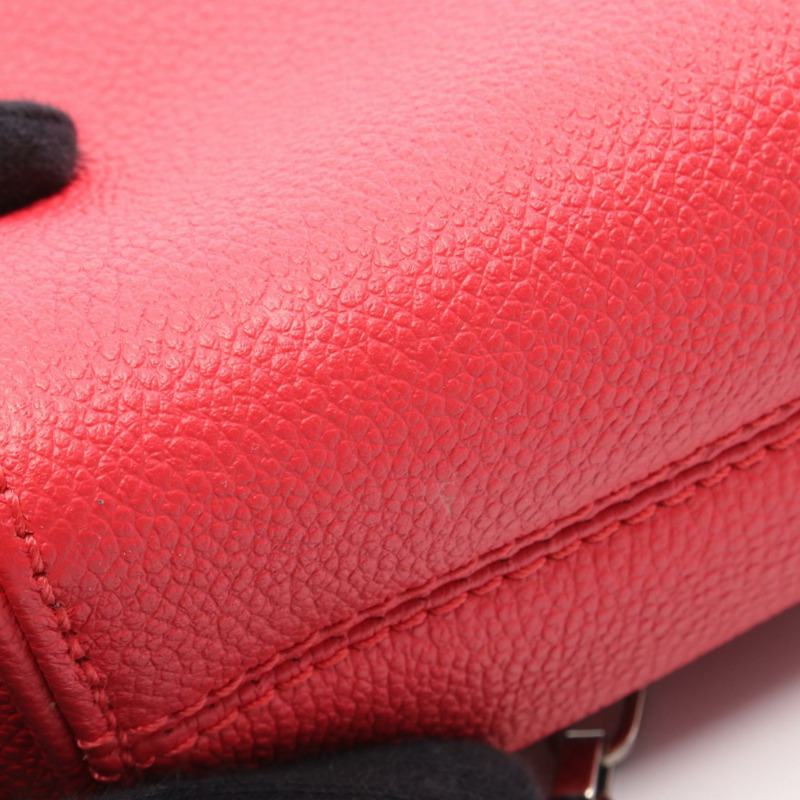 LOUIS VUITTON Saint Germain BB 單肩包 M41772 Monogram empreinte 紅色 二手-7