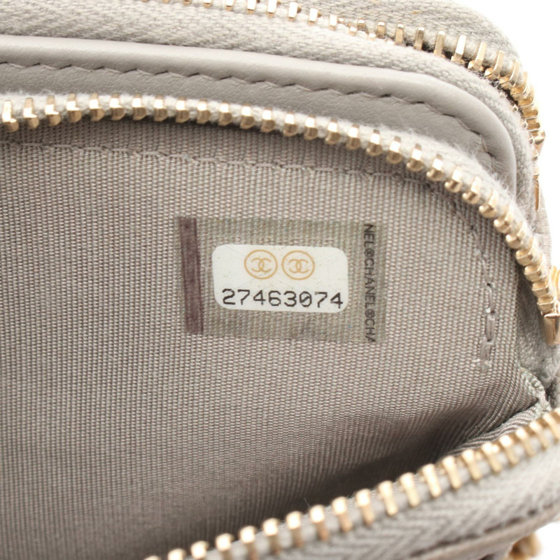 CHANEL Boy chanel 單肩包 A84069 皮革粒面小牛皮米色二手 GHW CC-4