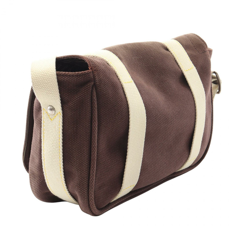 路易威登 Busas PM 單肩包 M80661 Antigua 帆布 Moka 二手 LV 女士-1