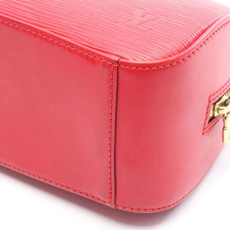 LOUIS VUITTON Jasmine 手提包 M52087 Epi 皮革卡斯蒂利亞紅色二手女士 LV-8