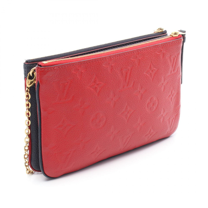 路易威登 Pochette 雙拉鍊單肩包 M63916 Monogram Empreinte-1