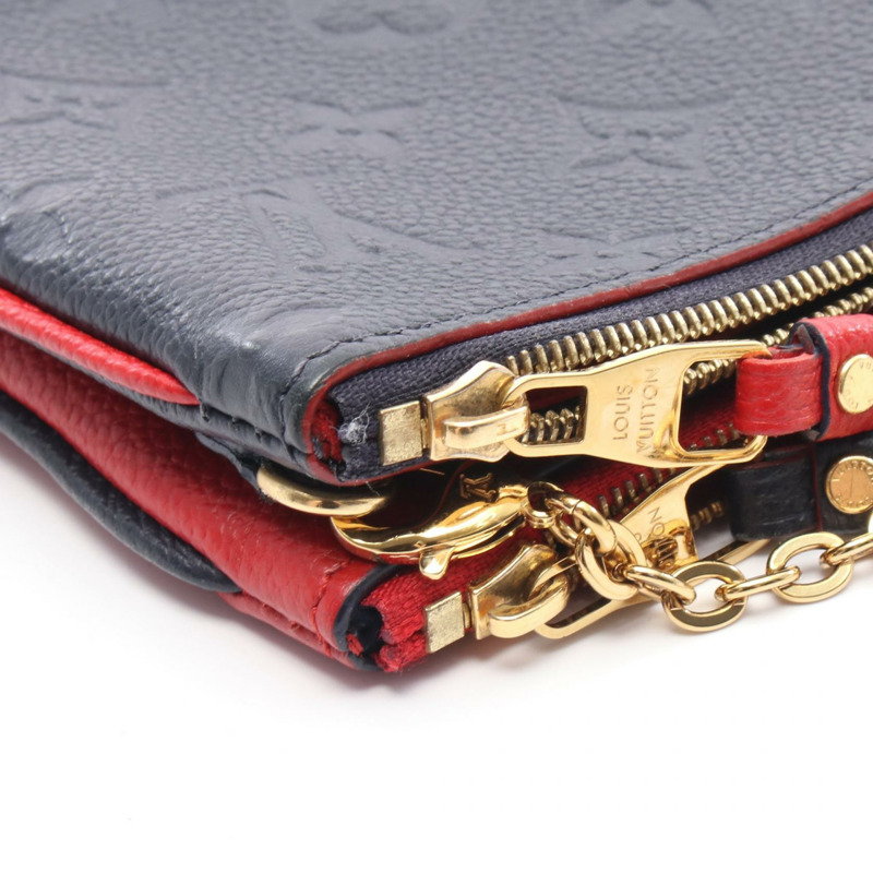 路易威登 Pochette 雙拉鍊單肩包 M63916 Monogram Empreinte-6