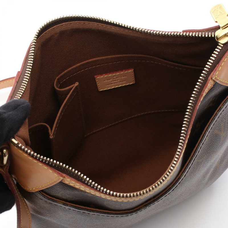 LOUIS VUITTON Odeon PM 單肩包 M56390 Monogram 帆布皮革棕色二手-2