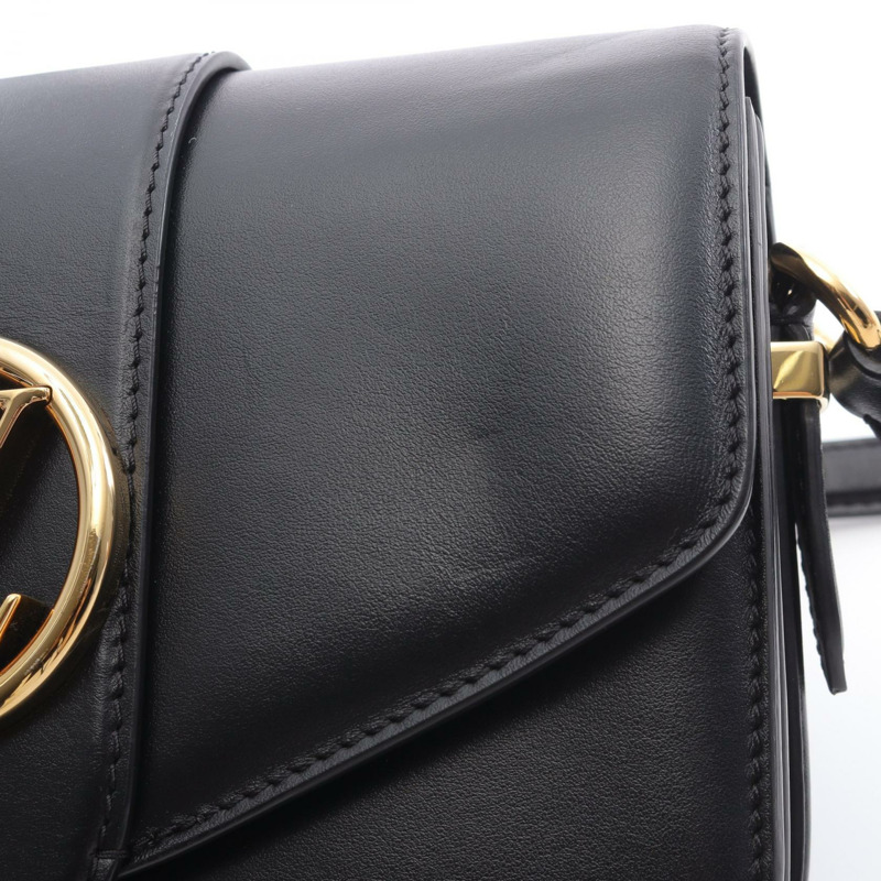 LOUIS VUITTON LV PONT 9 肩斜背包 M55948 皮革 黑色 黑色 二手-9