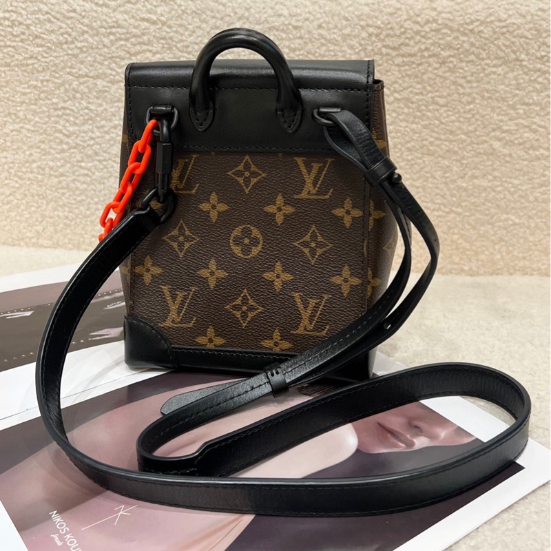 LV 限量款 稻草人 steamer nano 手提單肩 斜挎包 男女可背-2