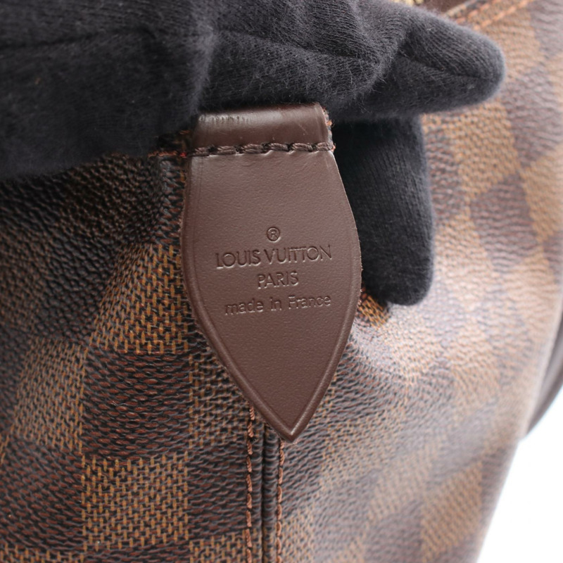 路易威登 Saleya MM 手提包 N51182 Damier 帆布棕色 Ebene 二手女士 LV-3