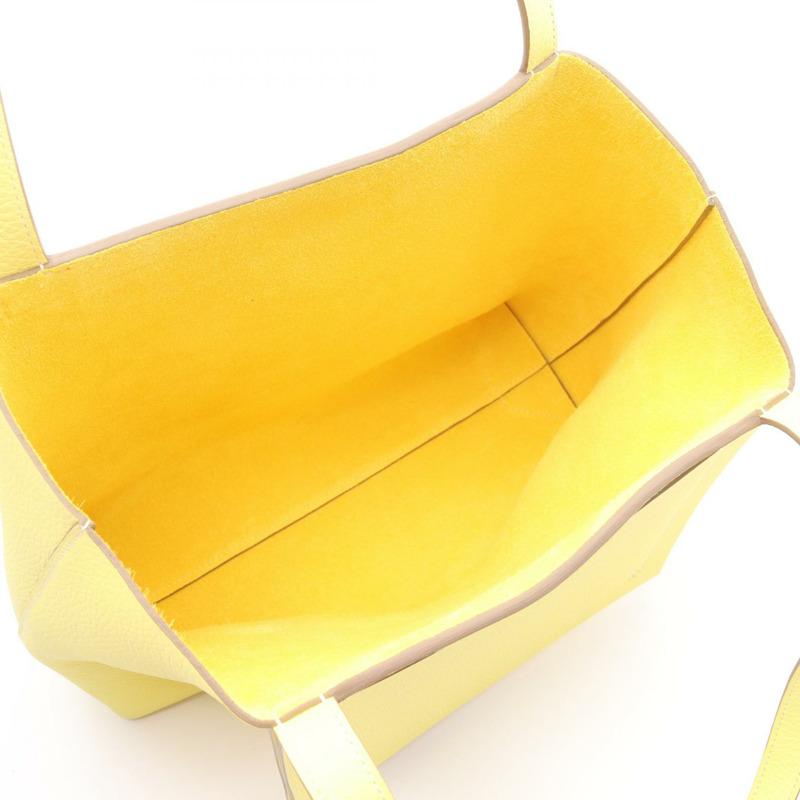 HERMES Cabasselier 31 單肩包 082201CA Clemence 皮革 Soufre 二手 W-2