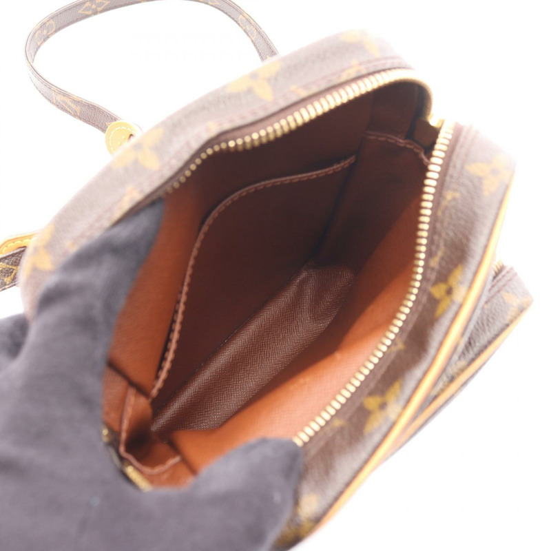LOUIS VUITTON Amazon 單肩包 M45236 Monogram 帆布皮革棕色二手 LV-2