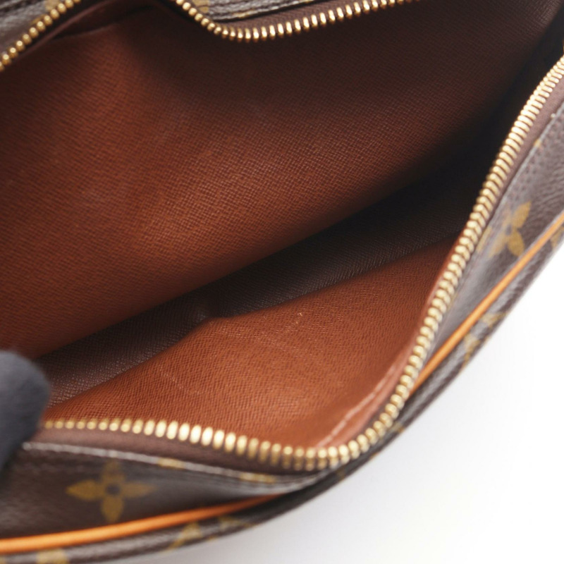 LOUIS VUITTON Nile 斜背包 M45244 Monogram 帆布 棕色 二手 LV-10