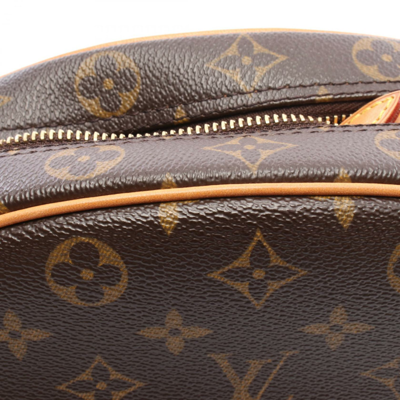 LOUIS VUITTON Blois 單肩包 M51221 Monogram 帆布皮革棕色二手女士-7