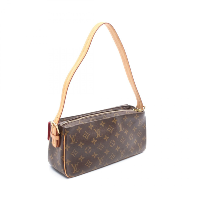 LOUIS VUITTON Vivacite MM 單肩包 手提包 M51164 Monogram 帆布 二手 女士-1
