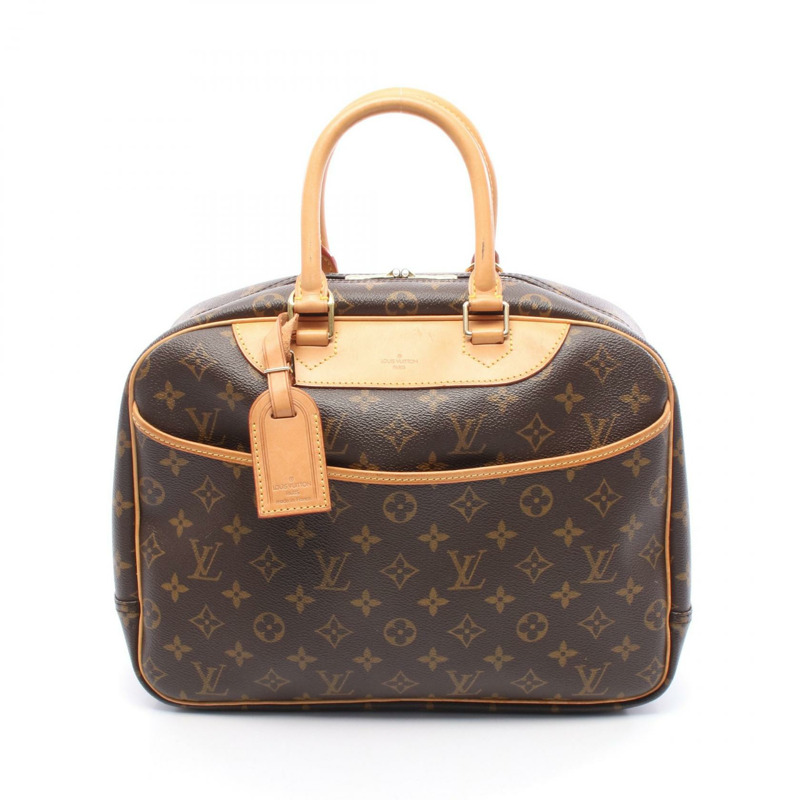 LOUIS VUITTON Deauville Bowling Vanity 手提包 M47270 Monogram 帆布 二手 女款-0