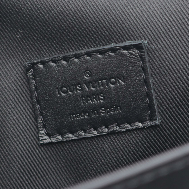 LOUIS VUITTON Splinter 信差單肩包 M44729 Monogram Shadow 黑色 二手-3