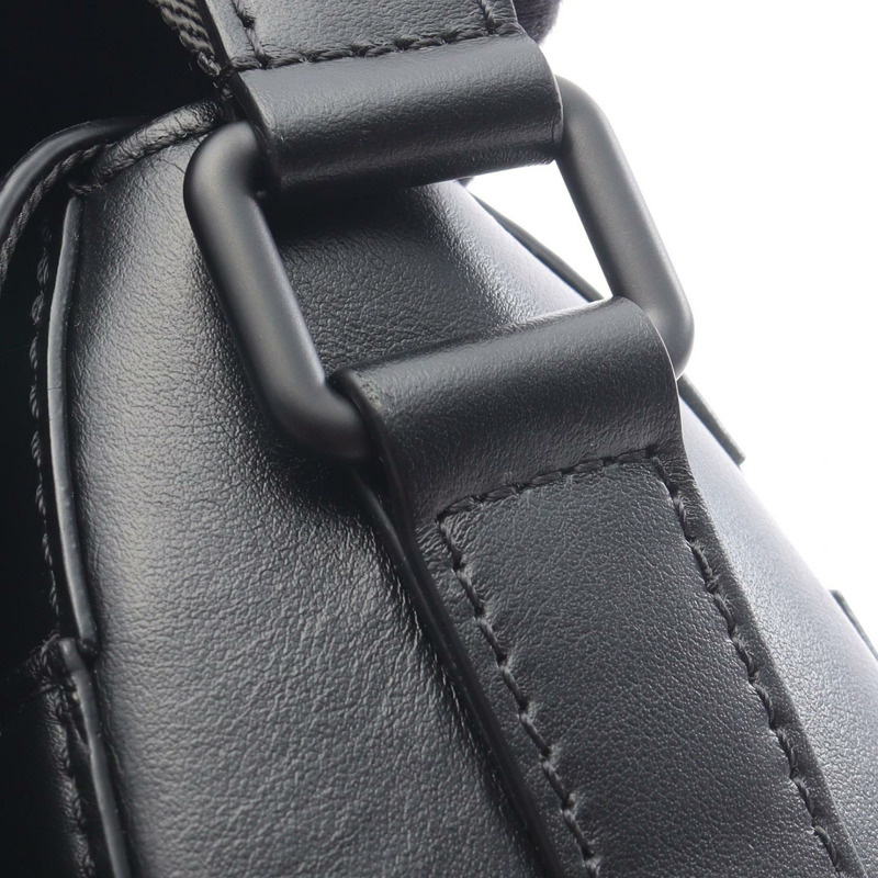 LOUIS VUITTON Splinter 信差單肩包 M44729 Monogram Shadow 黑色 二手-7