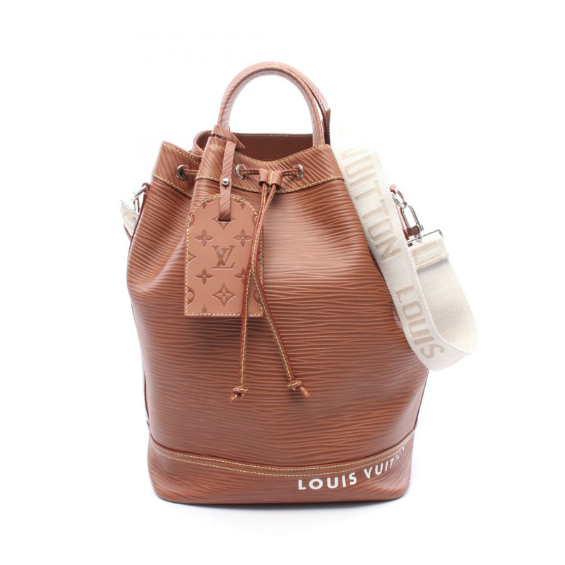 LOUIS VUITTON Maxi Noe 斜背包 M23117 Epi 皮革 棕色 干邑色-0