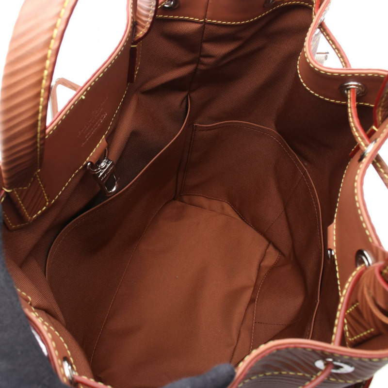 LOUIS VUITTON Maxi Noe 斜背包 M23117 Epi 皮革 棕色 干邑色-2