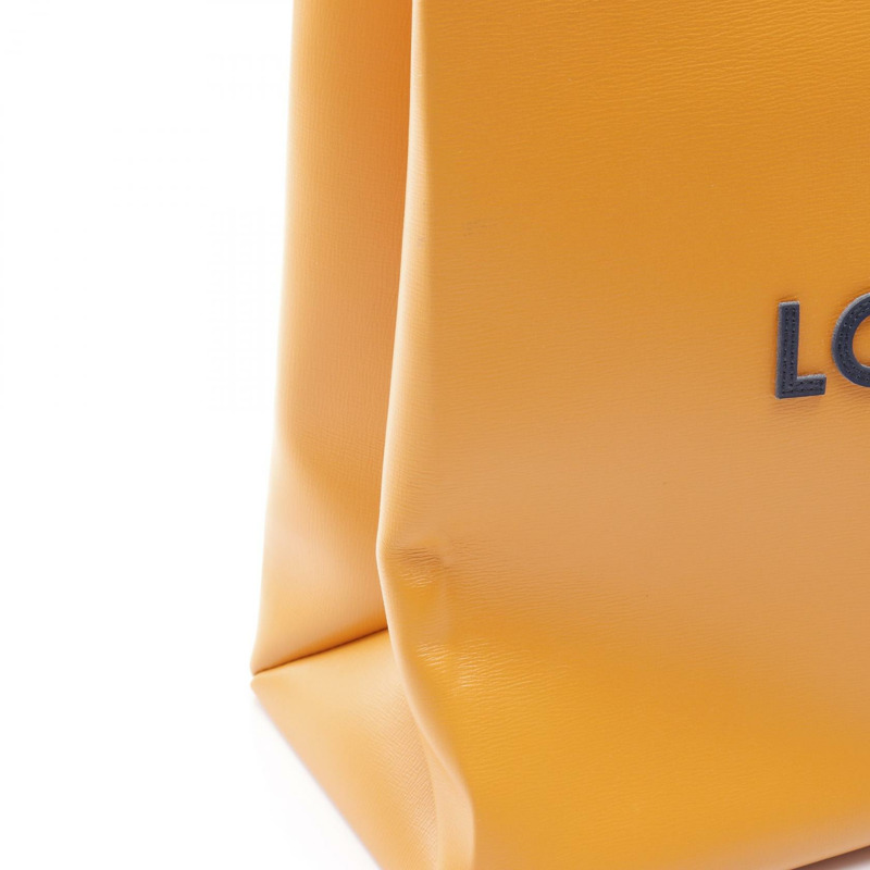LOUIS VUITTON 購物手提包 中號 單肩包 M24457 皮革 藏紅花色 二手 男女通用-4