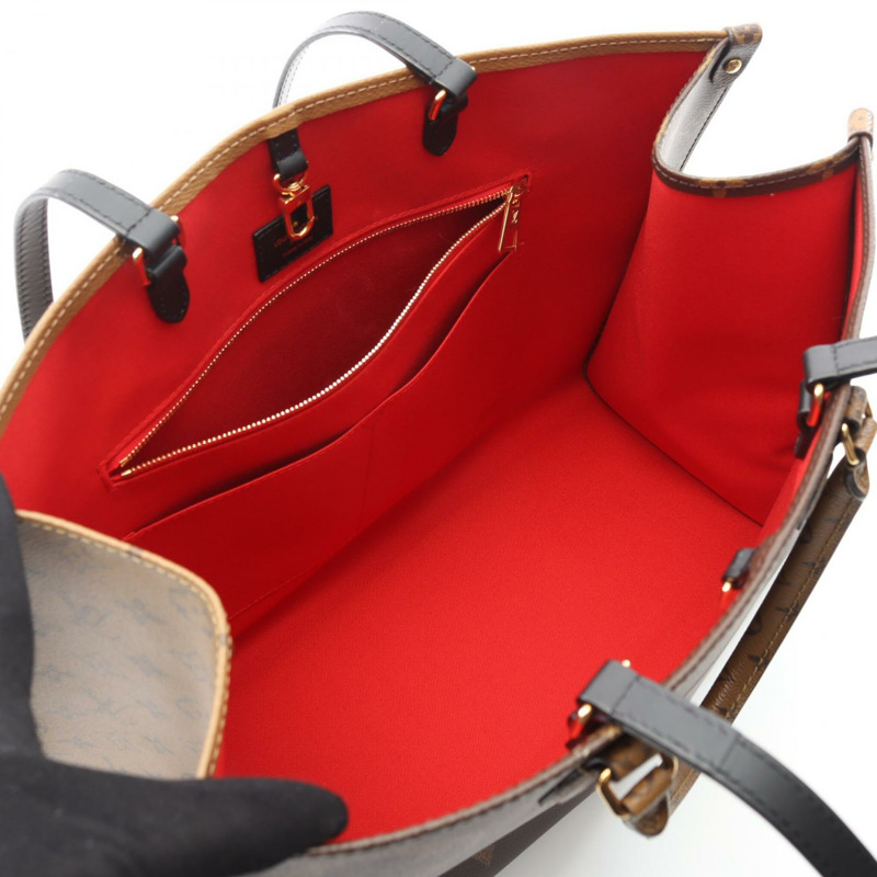 LOUIS VUITTON OnTheGo GM 單肩托特包 M45320 Monogram Giant Reverse 帆布-2