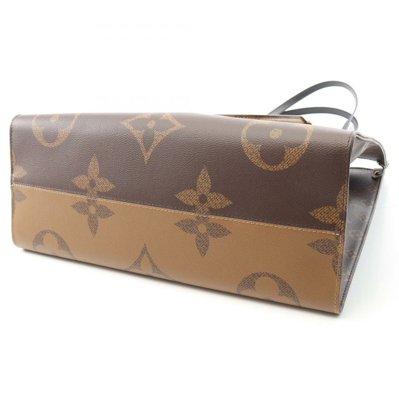 LOUIS VUITTON OnTheGo GM 單肩托特包 M45320 Monogram Giant Reverse 帆布-5