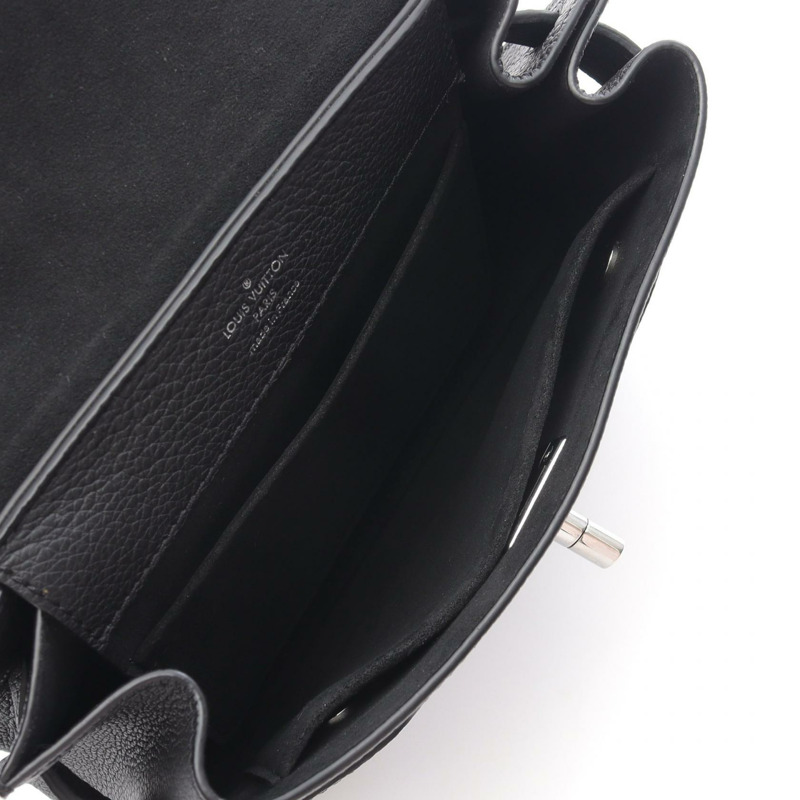 路易威登 Lockme Ever Mini 2Way 單肩包 手提包 M20997 皮革 黑色 二手-2