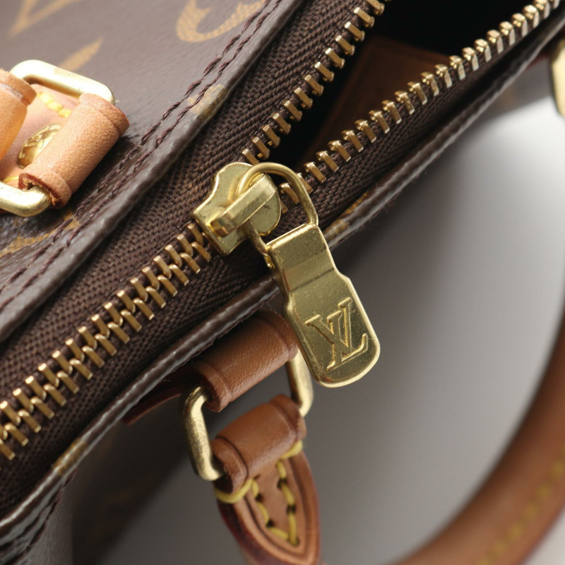 LOUIS VUITTON Nano Speedy 斜背包 M61252 字母帆布 二手 LV-7